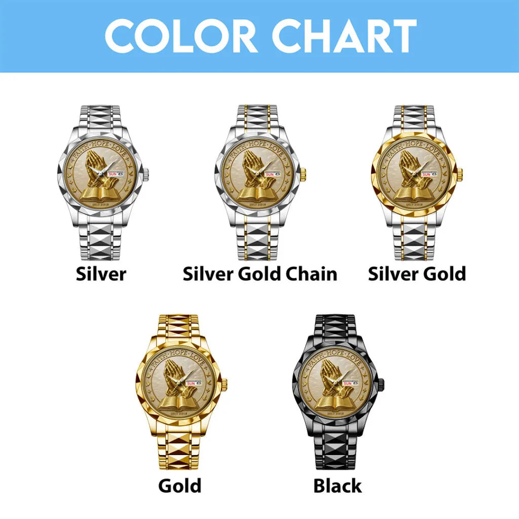 Bible Alloy Luxury Quartz Watch – TMTHU 300