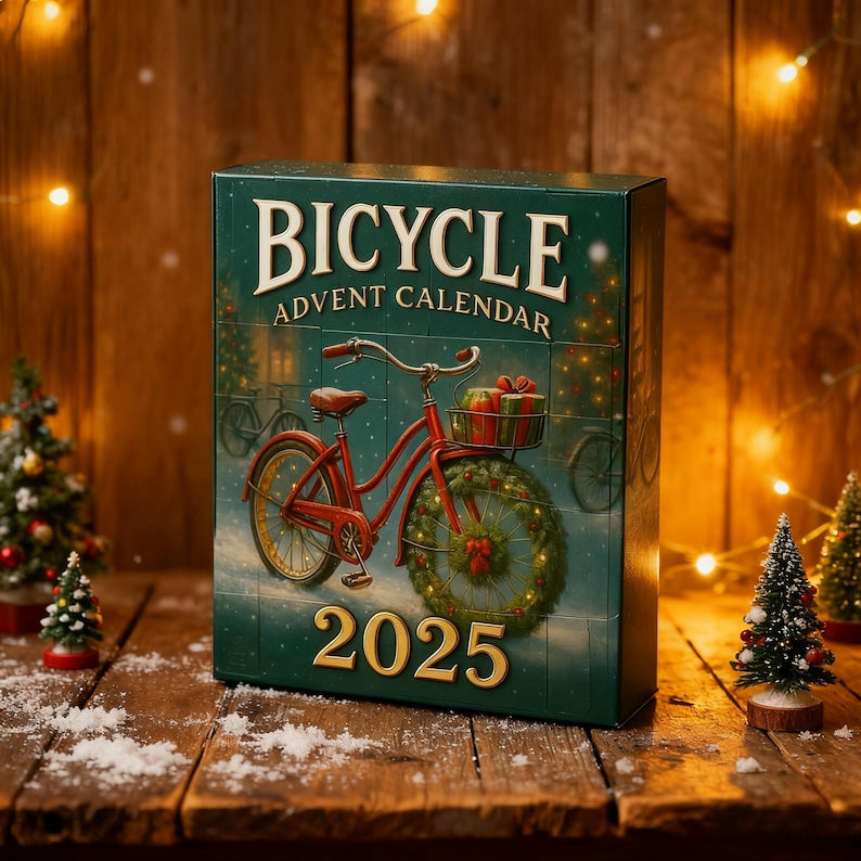 Bicycle Advent Calendar 2026 Acrylic Bike Ornament Set