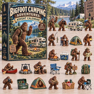 Bigfoot Adventures Advent Calendar 2026 - 24-Day Countdown, Acrylic Charms