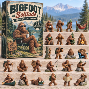 Bigfoot Solitude Advent Calendar 2026 - 24-Day Countdown, Acrylic Charms Every Day Bring New Suprises