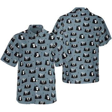Bigfoot UFO Hawaiian Shirt For Men, Sasquatch Bigfoot Space Hawaiian Shirt HE0459