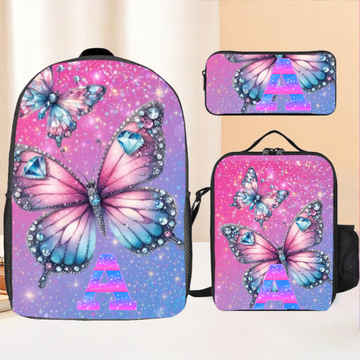 Blingbling Butterfly Customized Backpacks - Start Of School Gift For Kids