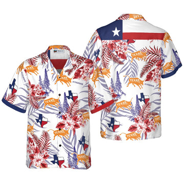 Bluebonnet Texas Hawaii Shirt, Texas Hawaii Shirt, Texas Shirt