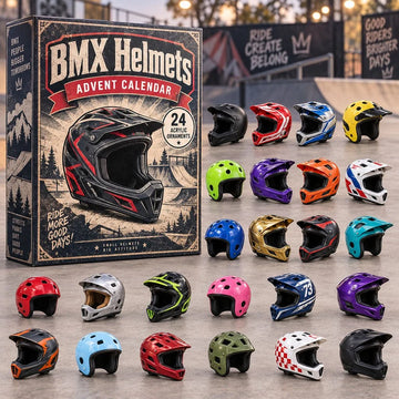Bmx Helmets Advent Calendar 2026 - 24-Day Countdown, Acrylic Charms