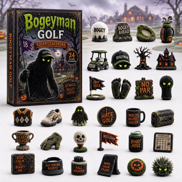 Bogeyman Golf Advent Calendar 2026 - 24-Day Countdown, Acrylic Charms Every Day Bring New Suprises