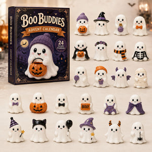 Boo Buddies Advent Calendar 2026 24 Day Festive Countdown Acrylic Charms Blind Box Gift For Cute Collectors