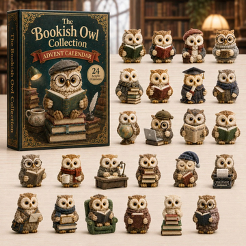 Bookish Owl Collection Advent Calendar 2026 - 24-Day Countdown, Acrylic Charms Every Day Bring New Suprises