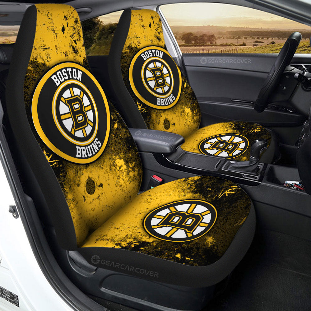 Boston Bruins Car Seat Covers Custom Car Accessories