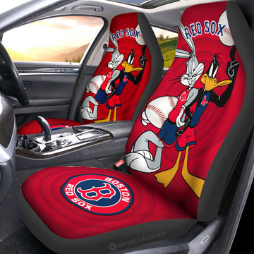 Boston Red Sox Car Seat Covers Custom Car Accessories