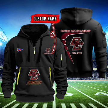 Boston College Eagles Quarter Zip Hoodie