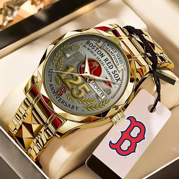 Boston Red Sox 125th Anniversary 2026 Alloy Luxury Quartz Watch – TANTN16067