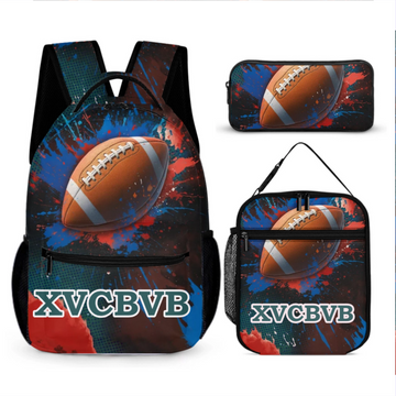 Boy'S Personalized Ball-Themed Name Custom Backpack - Start The School Season Off Right With A Backpack For The Kid Who Loves Sports!