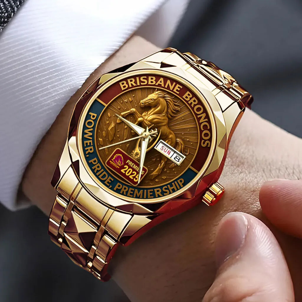 Brisbane Broncos Alloy Luxury Quartz Watch – TMTHU1301