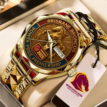 Brisbane Broncos Alloy Luxury Quartz Watch – TMTHU1301