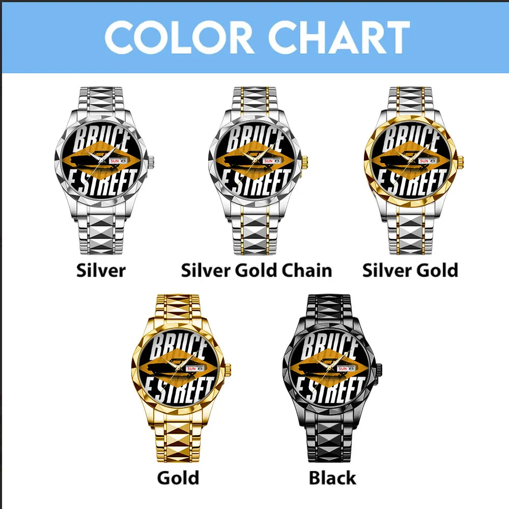 Bruce Springsteen x The E Street Band Tour 2025 Alloy Luxury Quartz Watch – TANTN15485