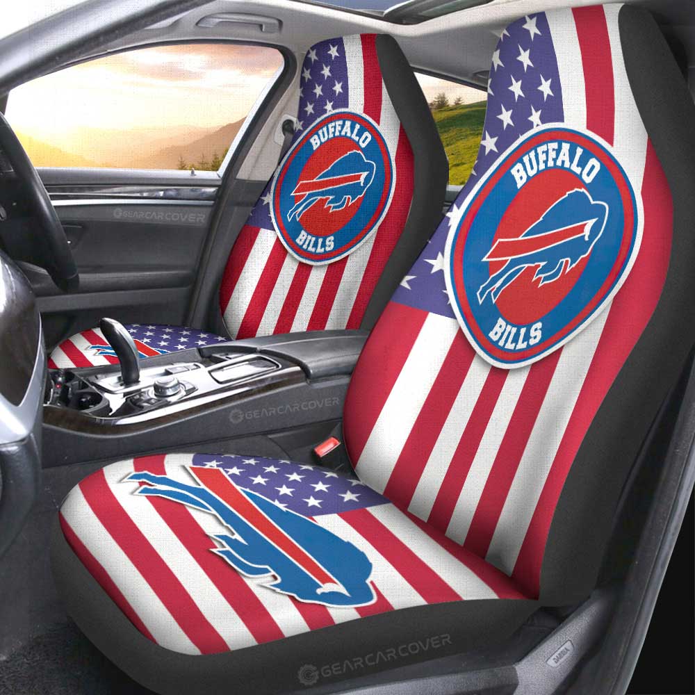 Buffalo Bills Car Seat Covers Custom Car Decor Accessories