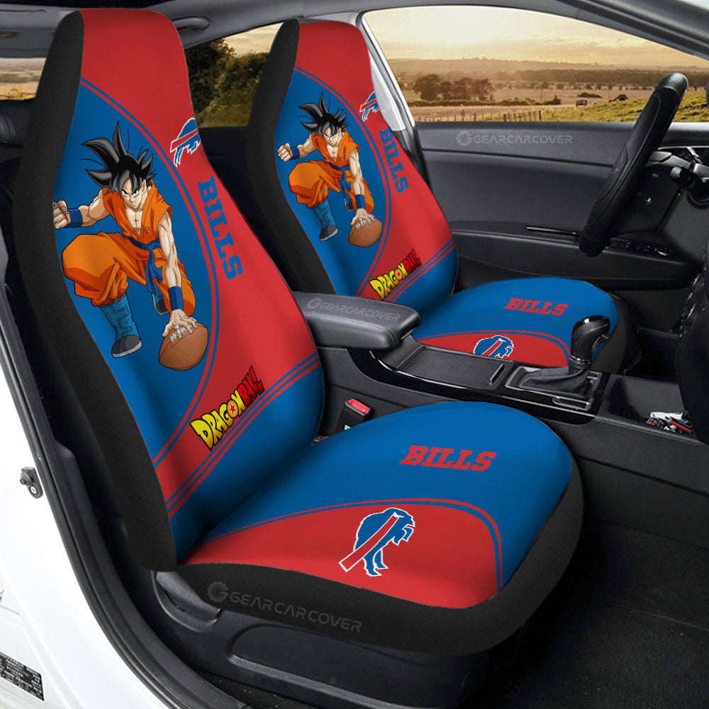 Buffalo Bills Car Seat Covers Goku Car Accessories For Fans