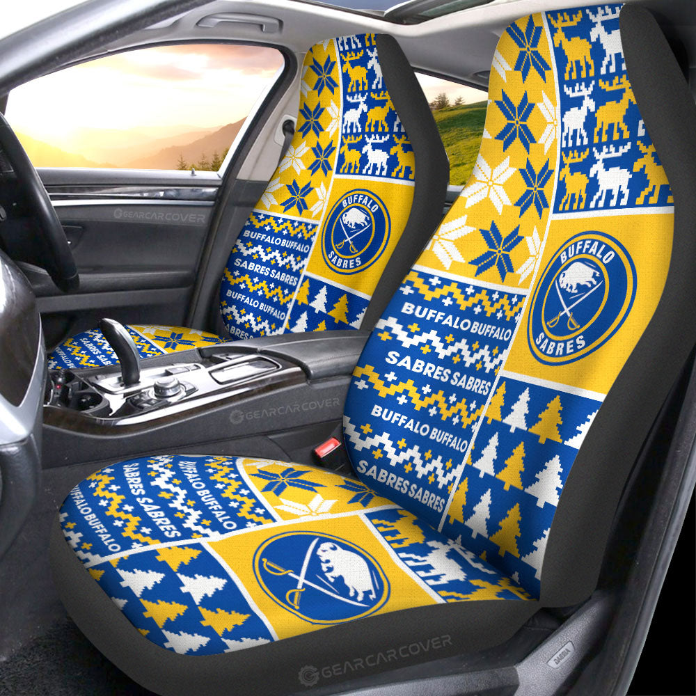 Buffalo Sabres Car Seat Covers Custom Ugly Style Car Accessories