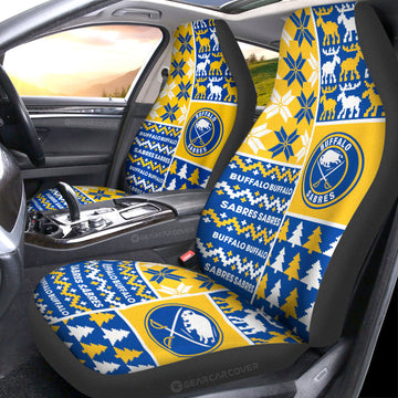 Buffalo Sabres Car Seat Covers Custom Ugly Style Car Accessories