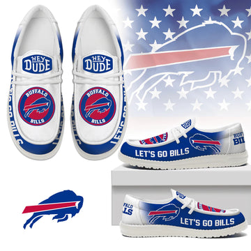 Buffalo Bills - Premium Loafer Shoes NY Hey Dude Shoes