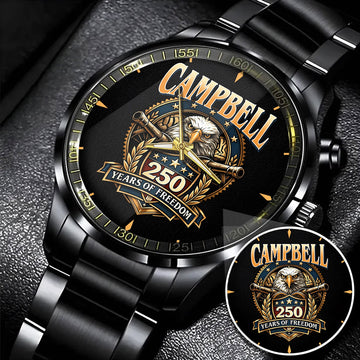 CAMPBELL 250th-1 Personalized Watch, 250 Years Of Freedom 1776-2026
