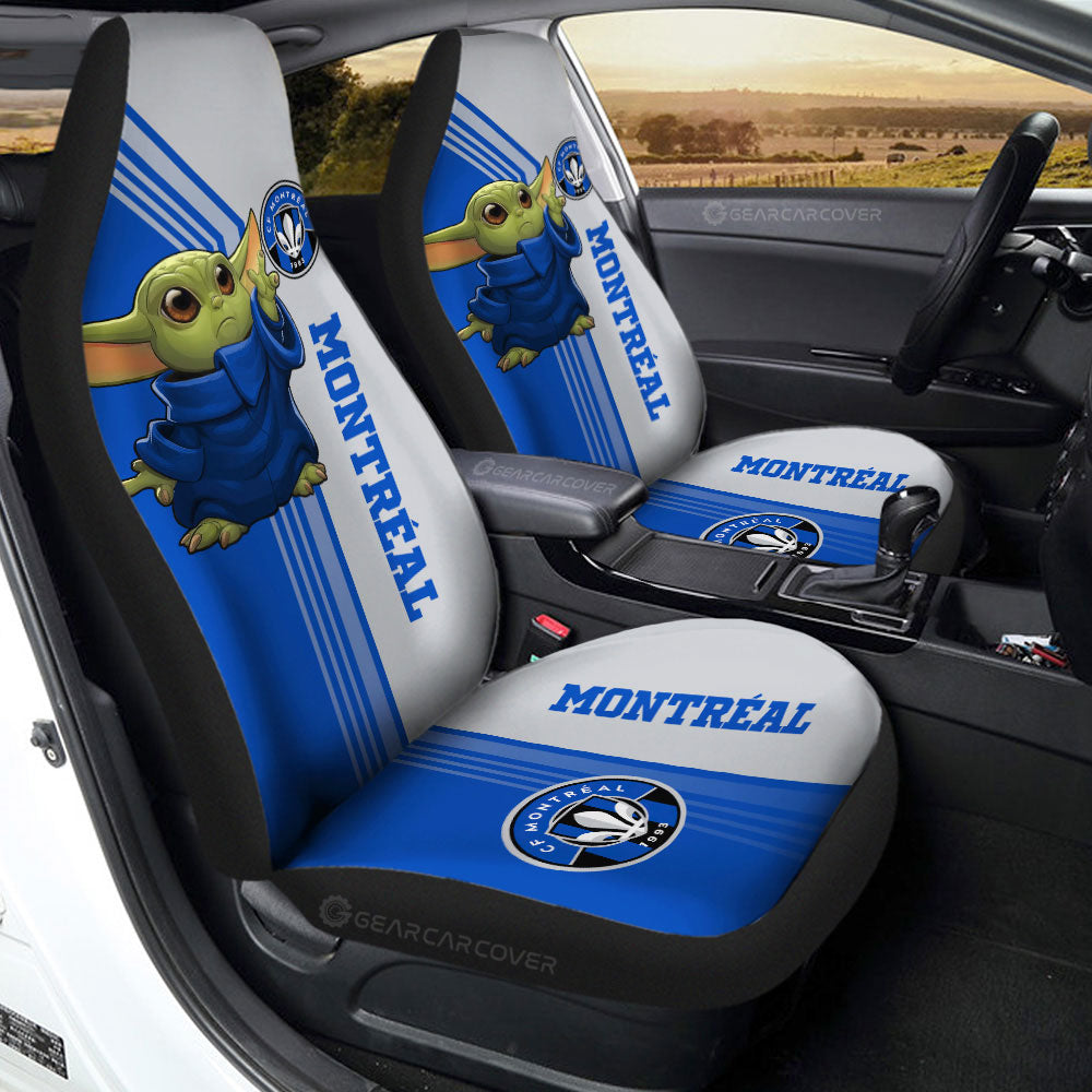 CF Montréal Car Seat Covers Baby Yoda Car Accessories