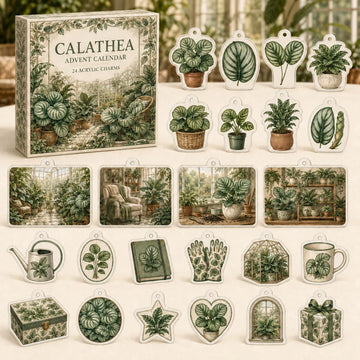 Calathea Advent Calendar 2026 - 24-Day Countdown, Acrylic Charms