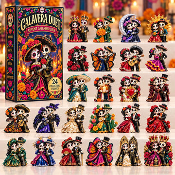 Calavera Duet advent calendar 2026 - 24-Day Countdown, Acrylic Charms