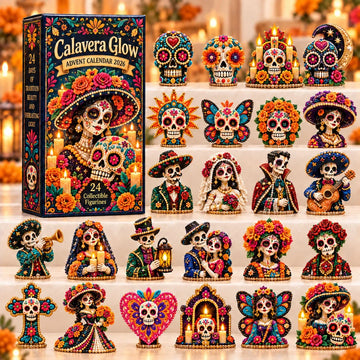 Calavera Glow advent calendar 2026 - 24-Day Countdown, Acrylic Charms