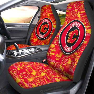 Calgary Flames Car Seat Covers Custom Car Accessories
