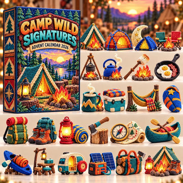 Camp Wild Signatures Advent Calendar 2026 - 24-Day Countdown, Acrylic Charms