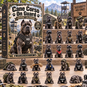 Cane Corso Guard Advent Calendar 2026 - 24-Day Countdown, Acrylic Charms Every Day Bring New Suprises
