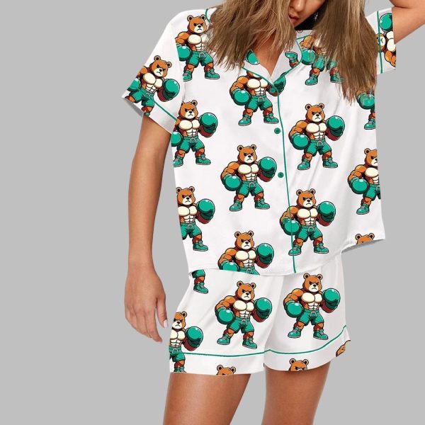 Canelo Alvarez Bear Boxing Pajama Set