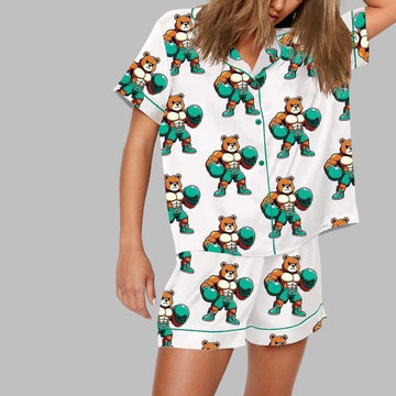 Canelo Alvarez Bear Boxing Pajama Set