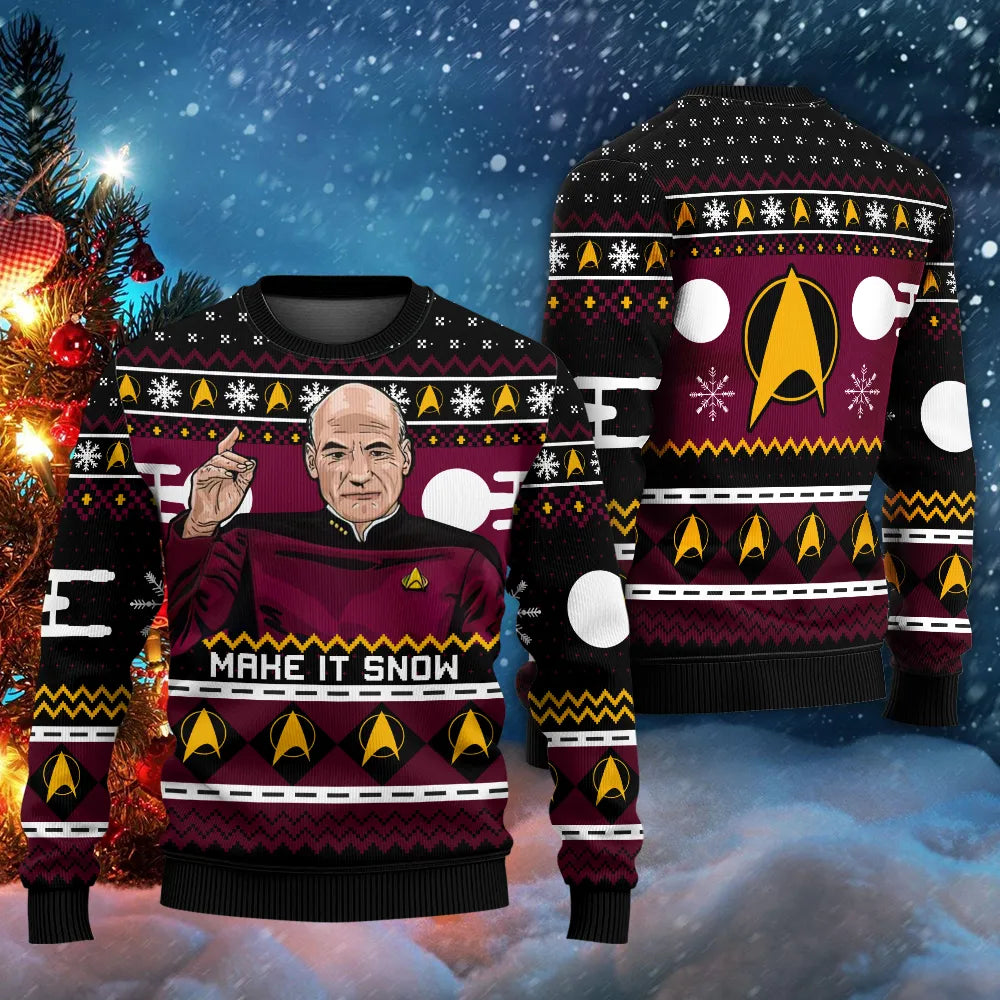 star trek ugly sweater