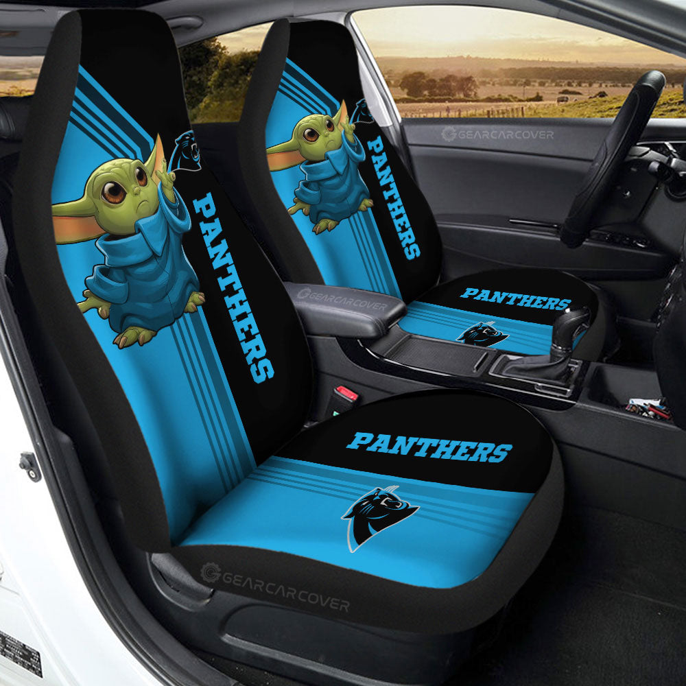 Carolina Panthers Car Seat Covers Baby Yoda Car Accessories