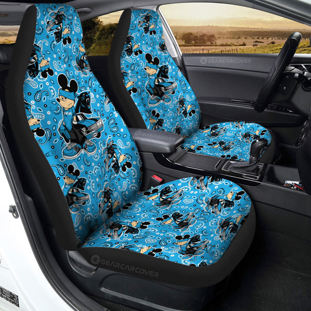Carolina Panthers Car Seat Covers Cartoon Theme Collection