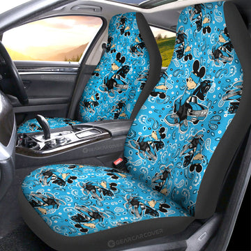 Carolina Panthers Car Seat Covers Cartoon Theme Collection