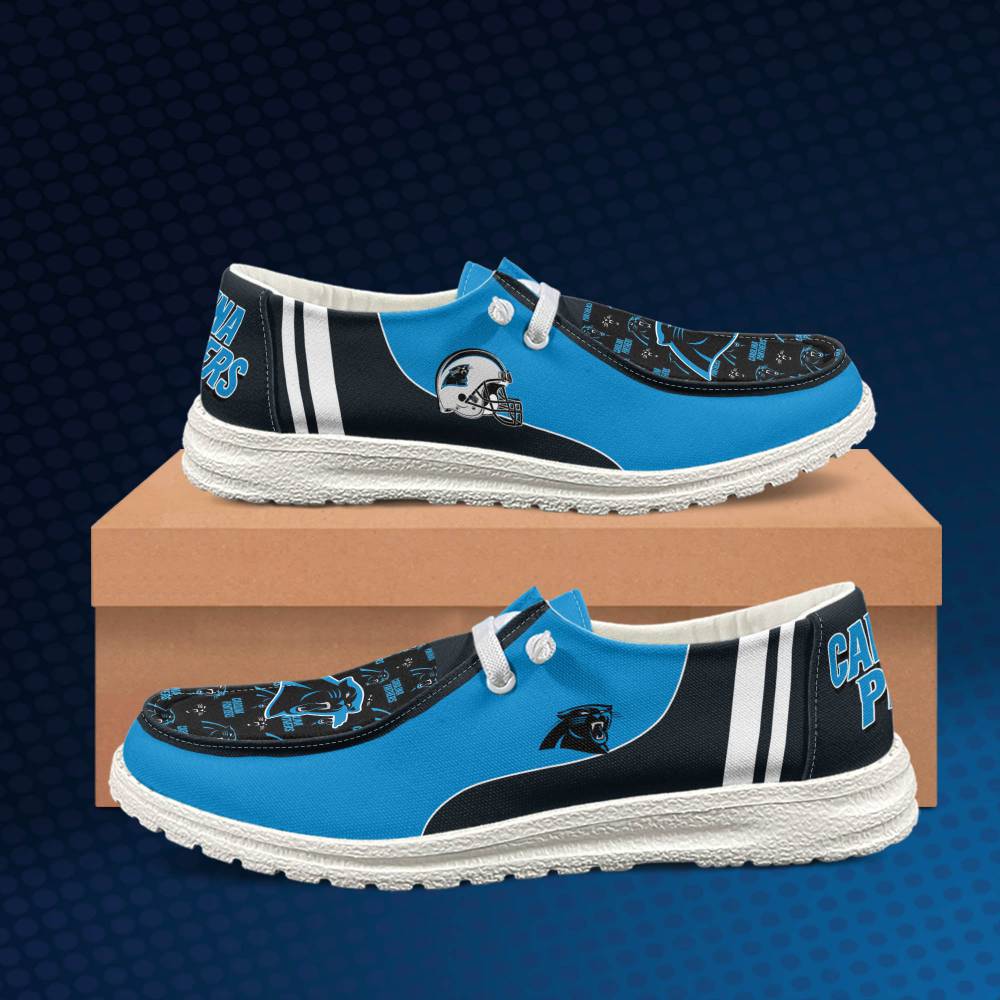 Carolina Panthers Hey Dude Shoes, Sale Hey Dudes, NFL Shoes - Ingenious Gifts Your Whole Family