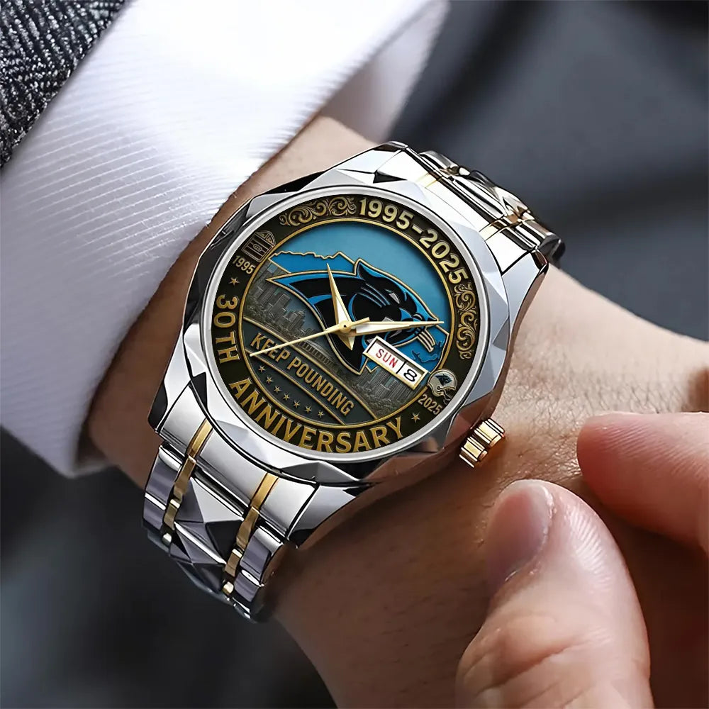 Carolina Panthers Alloy Luxury Quartz Watch – TANTN 15287