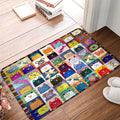 Cat Doormat - Full Of Colorful Cat Flame Pattern Print Doormat - Gifts For Cat Lovers