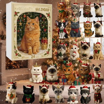 Cat Lovers Advent Calendar 2026 24 Cute Kitten Figurines For Pet Owners And Collectors Christmas Countdown Gift For Cat Moms