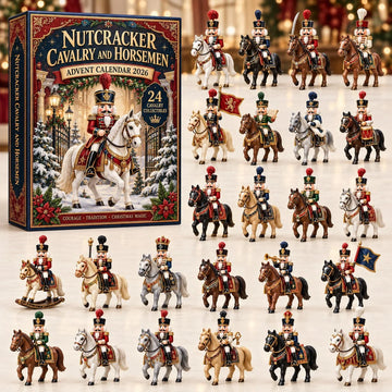 Cavalry Nutcracker advent calendar 2026 - 24-Day Countdown, Acrylic Charms