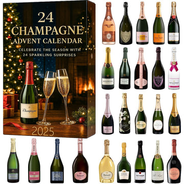 Champagne Advent Calendar 2026 24 Days Coundown Calendar 24 Pcs Acrylic Champagne Bottle Ornament
