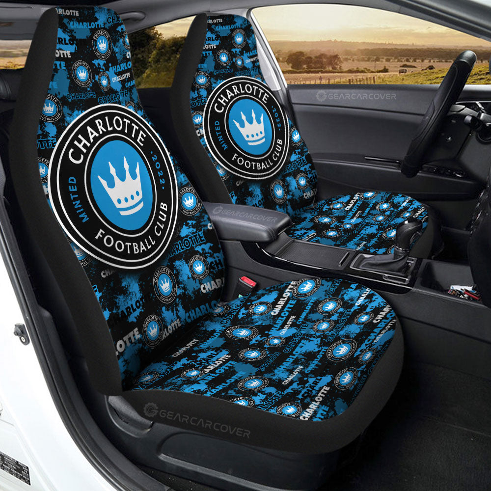 Charlotte FC Car Seat Covers Custom Car Accessories