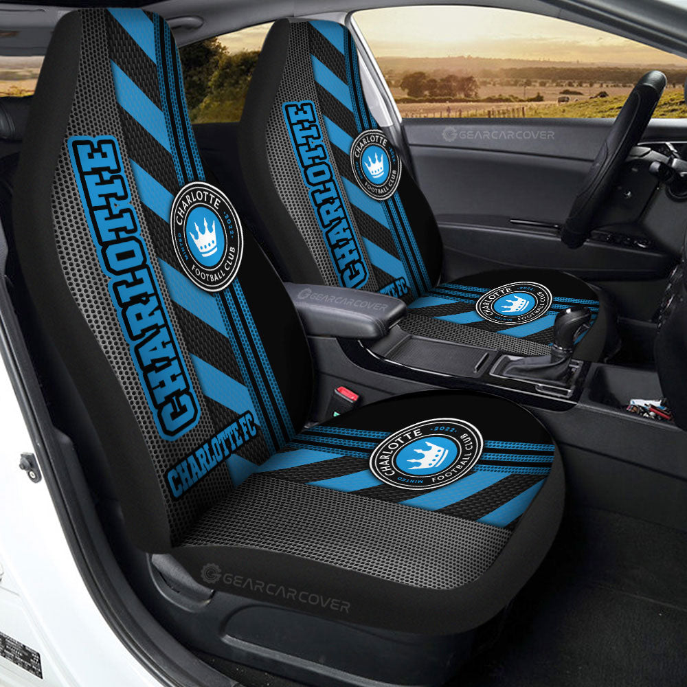 Charlotte FC Car Seat Covers Custom Car Accessories