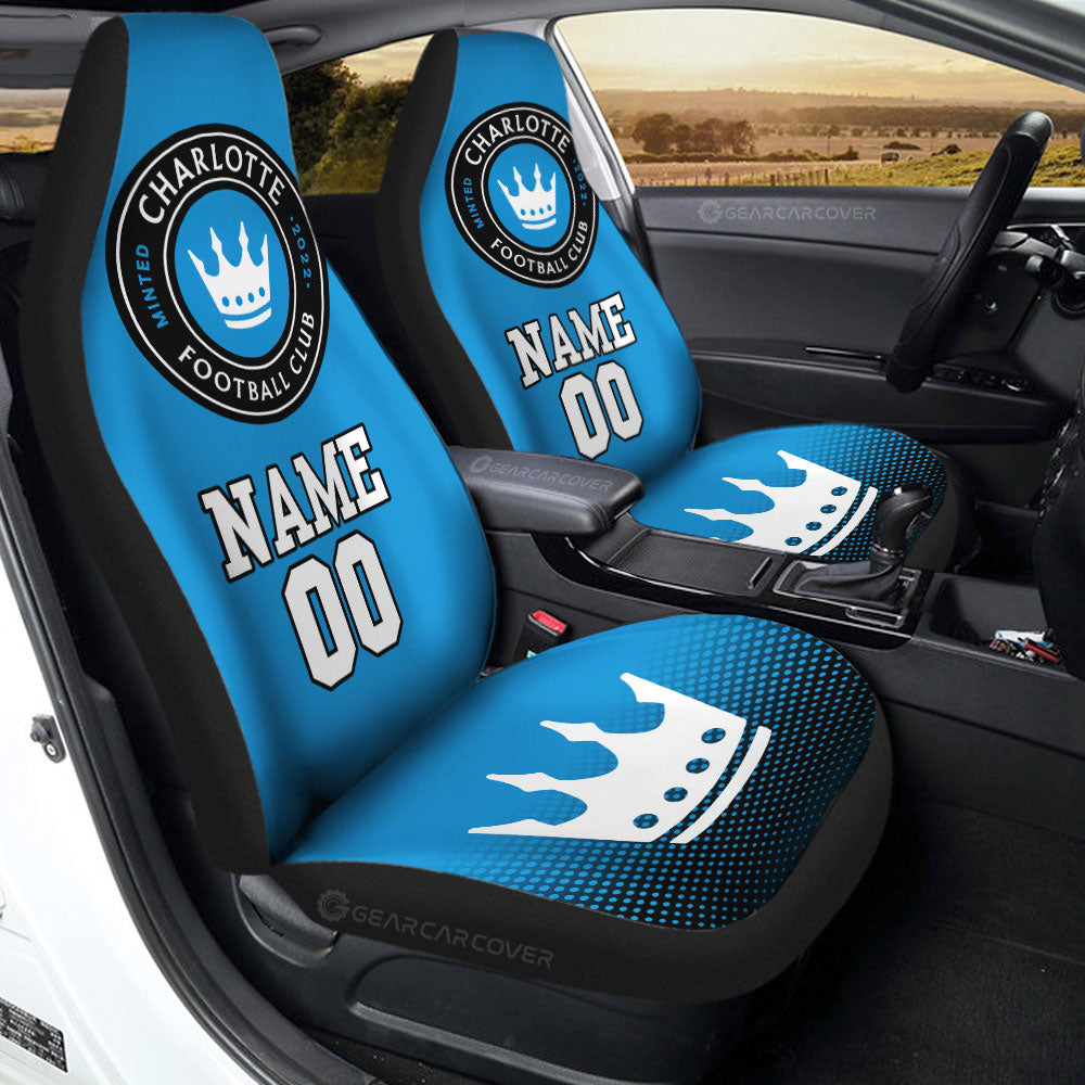 Charlotte FC Car Seat Covers Sporty Team Collection