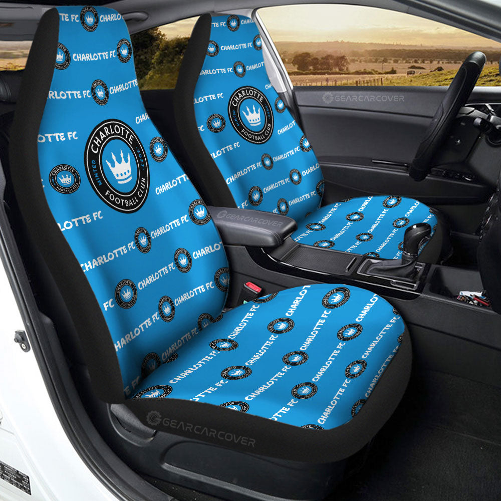 Charlotte FC Car Seat Covers Sporty Team Collection