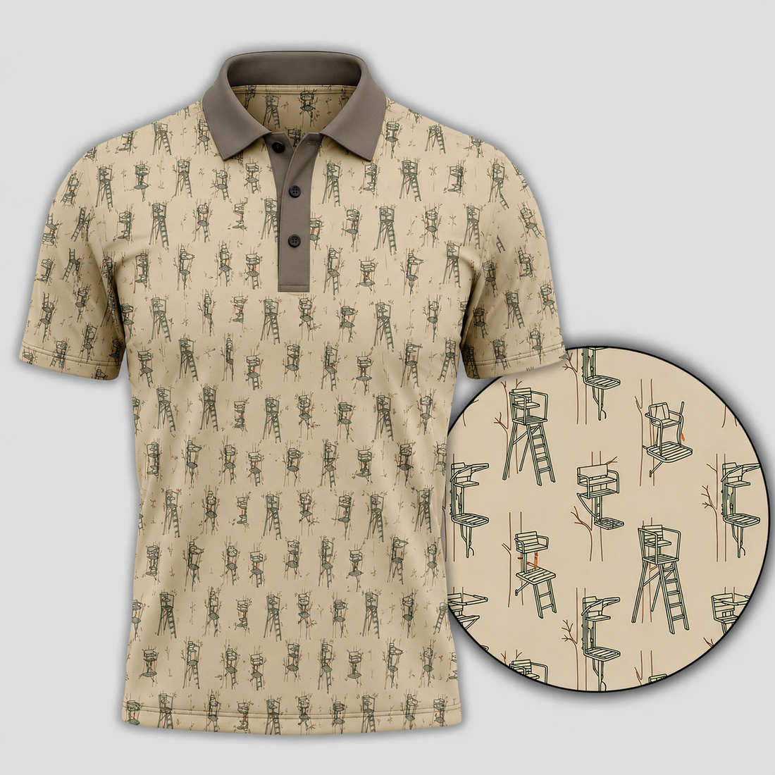 Deer Hunting - Polo Shirt DH03
