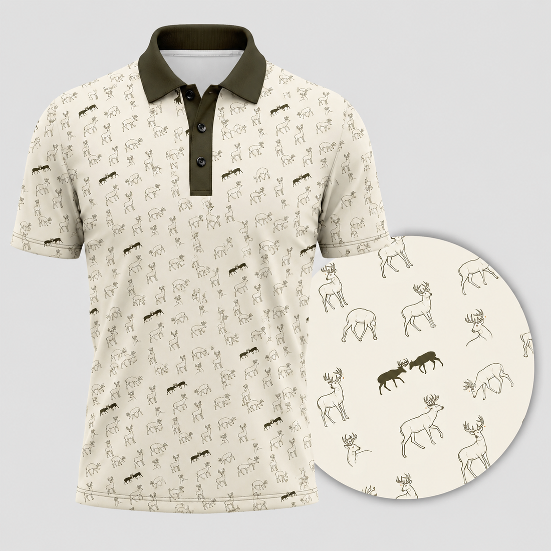 Deer Hunting - Polo Shirt DH04